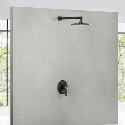 Single Handle 1-Spray Round Shower Faucet with 360¡ã Rotation (Valve Included)