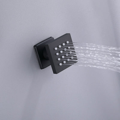 Luxurious Balanced Valve Shower System With 4 PCS Body Jets