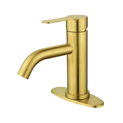 Single-Handle Single-Hole Bathroom Faucet