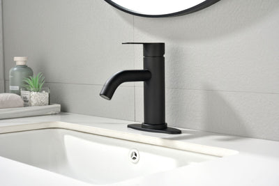 Single-Handle Single-Hole Bathroom Faucet