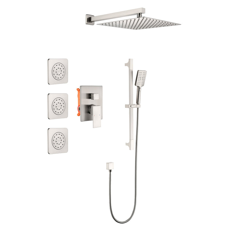 Shower Head Set for Bathroom Wall Mounted