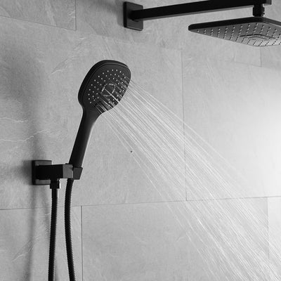 Single-Handle 2-Spray of Rain Shower Head System Shower Faucet and Handheld Shower Kit