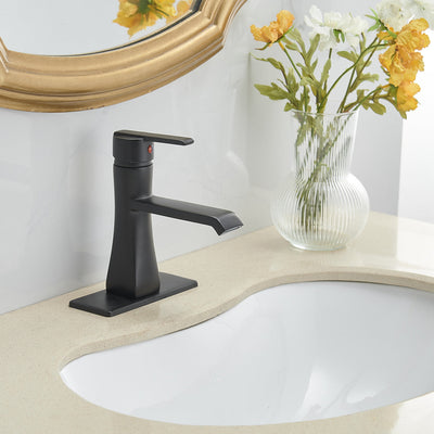 Single Hole Single-Handle Bathroom Faucet