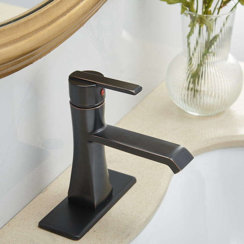 Single Hole Single-Handle Bathroom Faucet