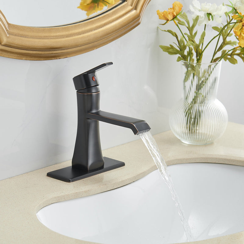 Single Hole Single-Handle Bathroom Faucet