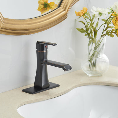 Single Hole Single-Handle Bathroom Faucet