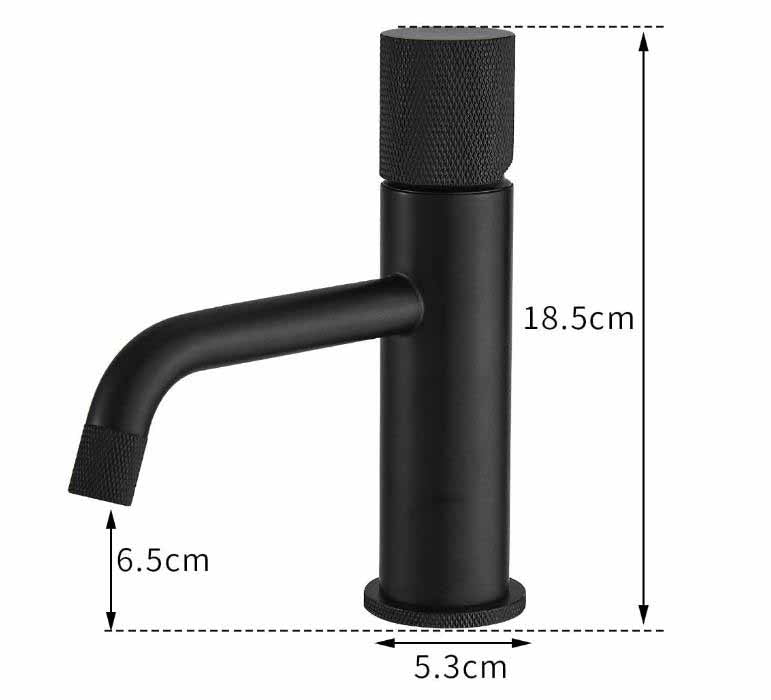 Single Handle Single Hole Low Arc Deck Mount Bathroom Faucet