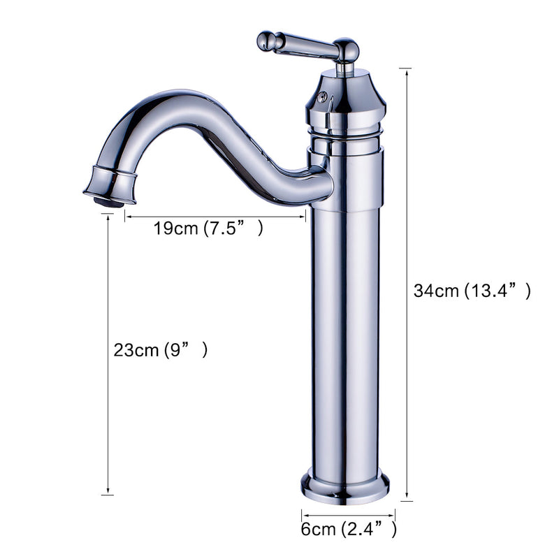 Single Handle Single Hole Bathroom Faucet