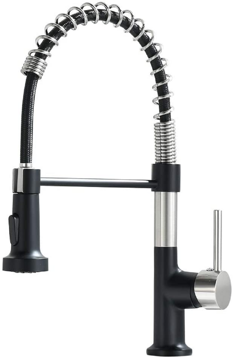 Single Handle Pull Down Sprayer Kitchen Faucet with 360℃ Rotation