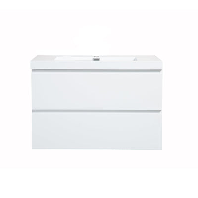 23.6 in. W x 18.9 in. D x 22.5 in. H Bath Vanity in White with White Vanity Top and Basin