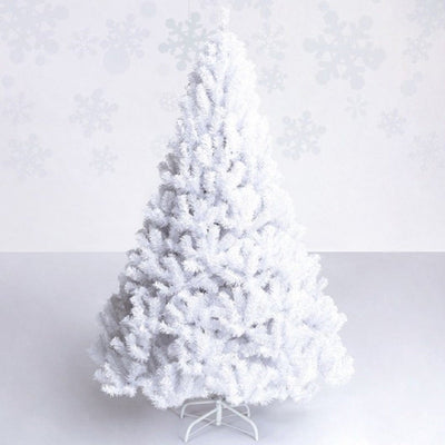 Artificial PVC Hinged Pine Snow-flocked Christmas Tree with Metal Stand