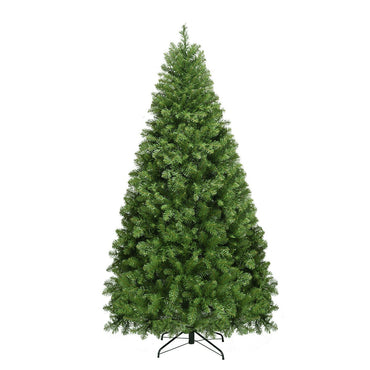 6 / 7 Feet Artificial PVC Christmas Tree with LED Lights and Stand