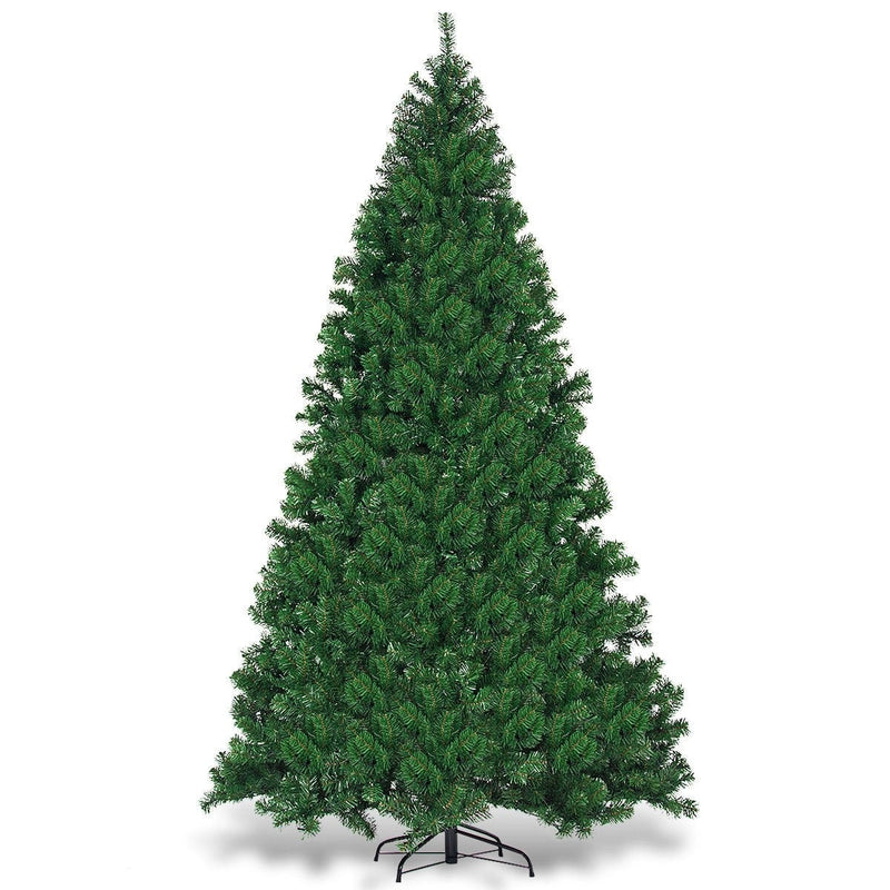 9 Feet Pre-Lit PVC Artificial Christmas Tree with 700 LED Lights