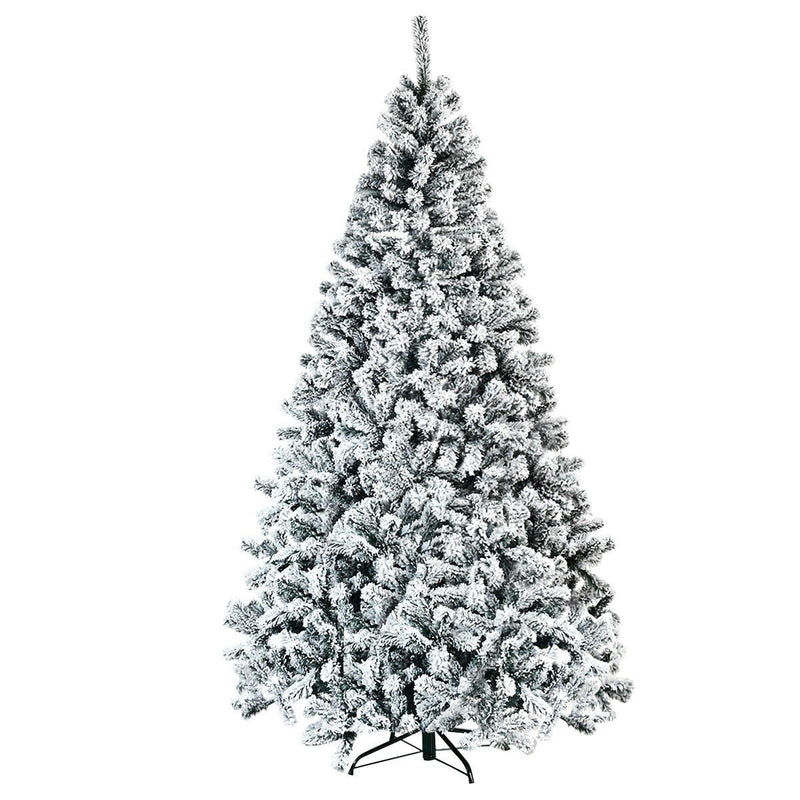 7.5ft Snow Flocked Hinged Artificial Christmas Tree