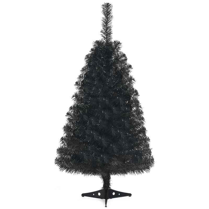 3 Feet Unlit Artificial Christmas Halloween Mini Tree with Plastic Stand