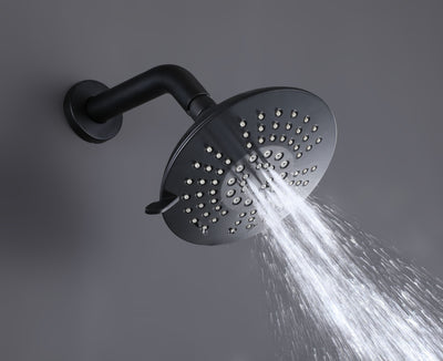 Wall Mounted Pressure-Balanced Rainfall Shower System With Tub Spout