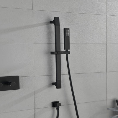 Waterfall Rainfall Showerhead Thermostatic Shower System