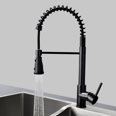 Single Handle Pull Down Sprayer Kitchen Faucet