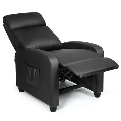 Recliner Sofa Wingback Chair with Massage Function