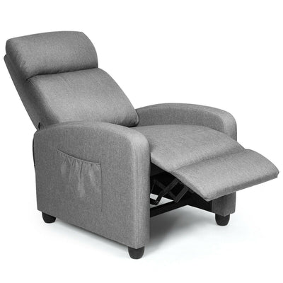 Recliner Sofa Wingback Chair with Massage Function