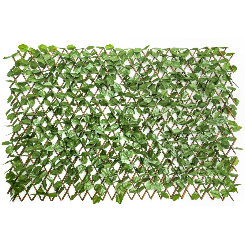 3 Pcs Retractable Artificial Leaf Faux Ivy Privacy Fence Panel