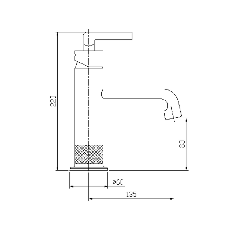 Single Handle Bathroom Faucet With Valve