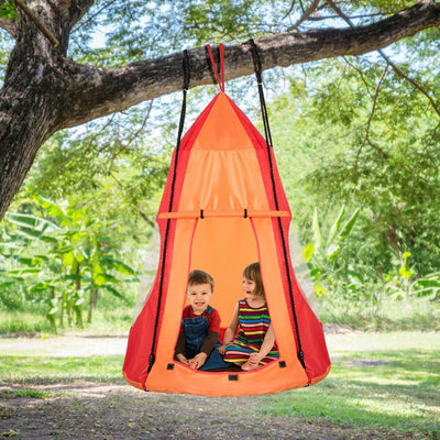 Kids Hanging Chair Detachable Swing Tent Set