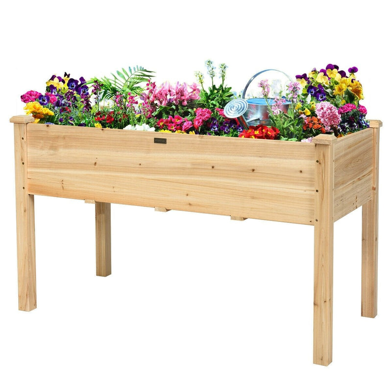 Wooden Raised Vegetable Garden Bed