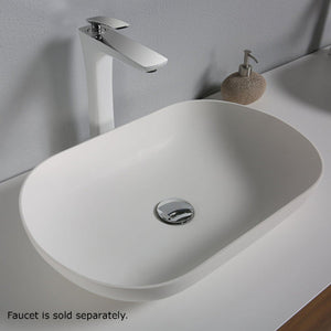 Wall Mounted Single Bathroom Vanity with Solid Surface Vanity Top