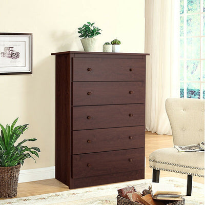 Freestanding Storage Cabinet Dresser with 5 Drawers