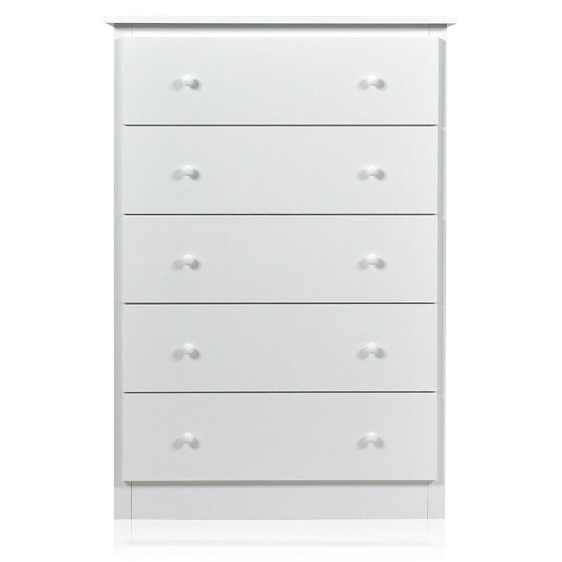 Freestanding Storage Cabinet Dresser with 5 Drawers