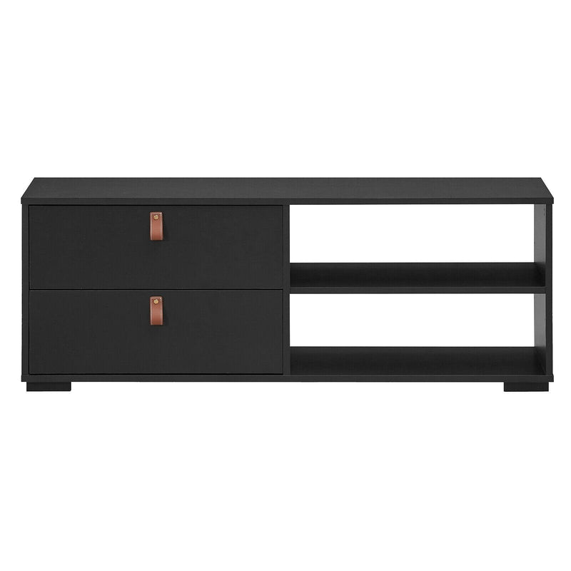 55" TV Stand with Adjustable Shelves and Drawers