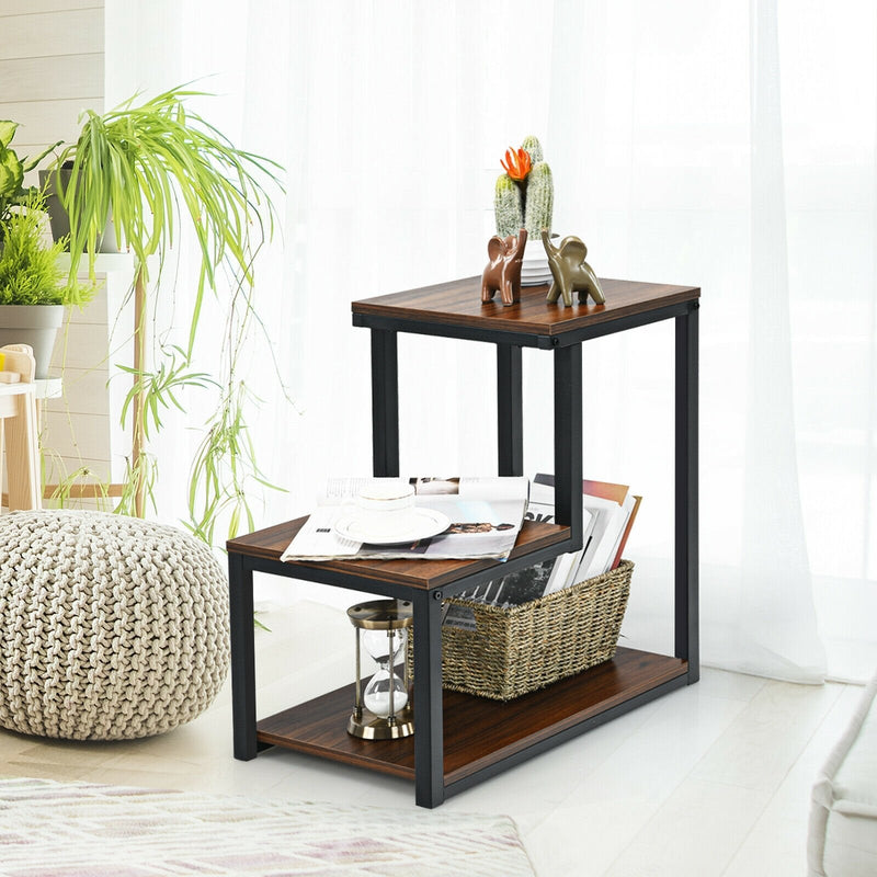 3-Tier End Table in Ladder-shape Design