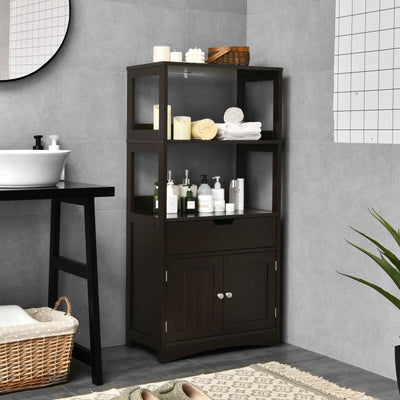 Bathroom Storage Cabinet with Drawer and Shelf Floor Cabinet