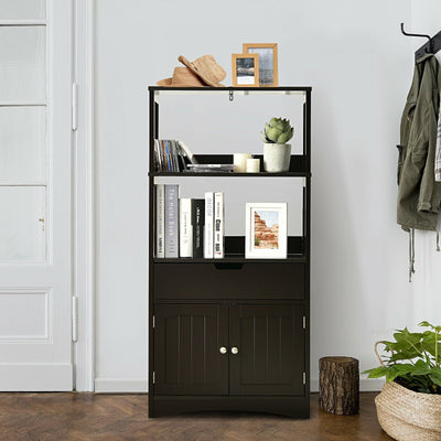 Bathroom Storage Cabinet with Drawer and Shelf Floor Cabinet