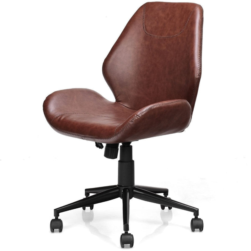 360° Rotation U-shaped Leather Office Chair with Adjustable Height