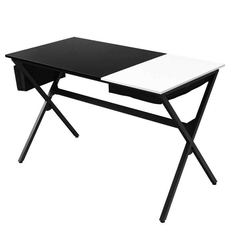 Writing Study Computer Desk with Drawer and Storage Bag