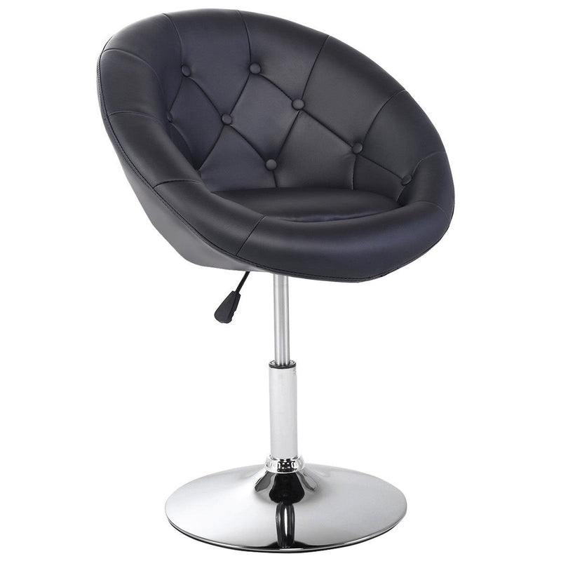 Adjustable Modern Swivel Round Tufted Chair