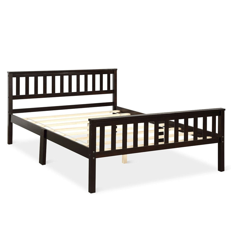 Wood Bed Frame Wood Slats Support Platform Full Size