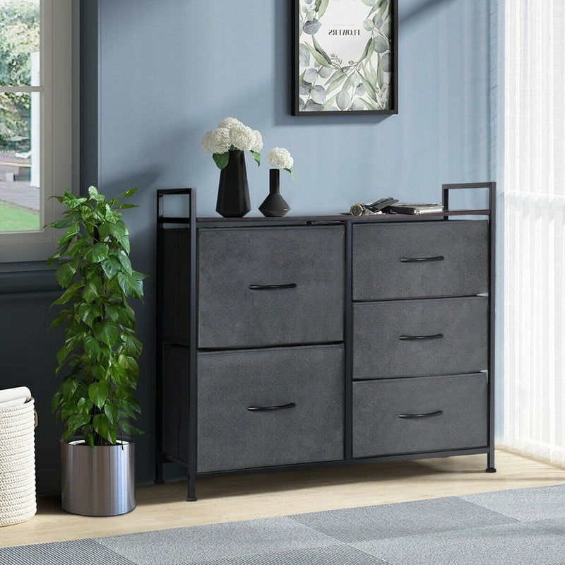 5 Dorm Room Unit Side Drawers Storage