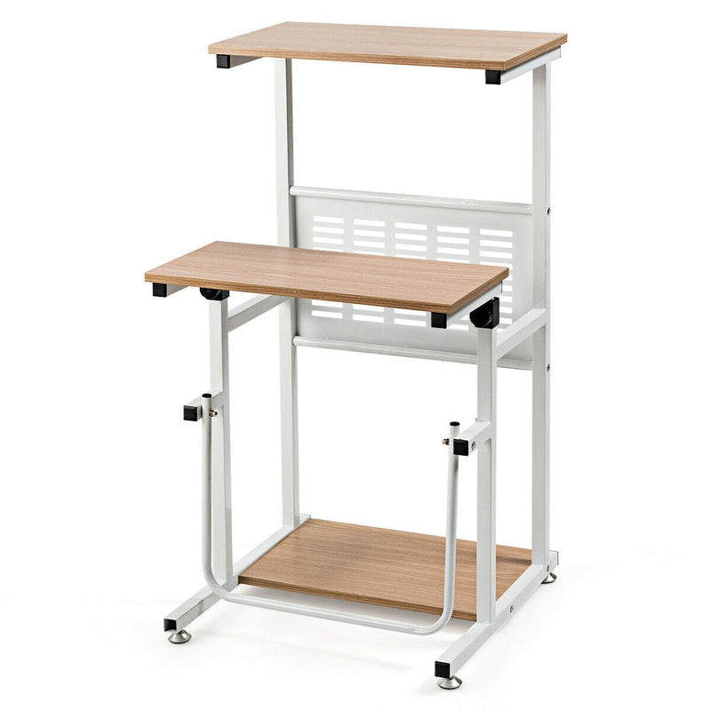 Height Adjustable Stand Up Desk Computer Workstation