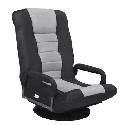 360° Swivel Floor Gaming Chair with 6-position Adjustable Backrest