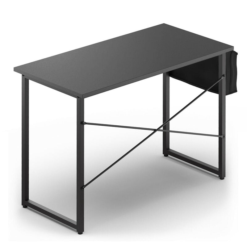 Modern Computer Desk Study Writing Table with Storage Bag