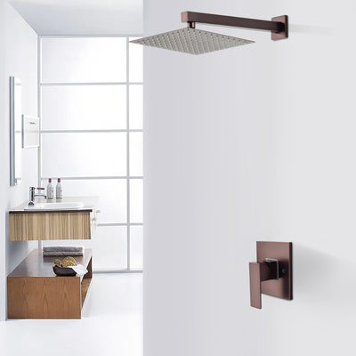 Concealed Valve Oil Rubbed Bronze Built-In Shower System