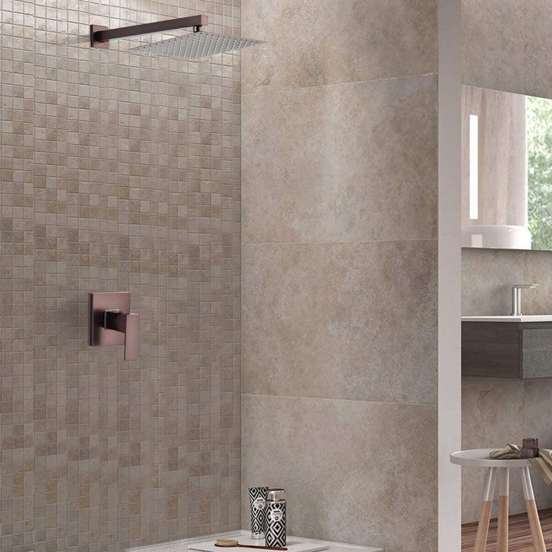 Concealed Valve Oil Rubbed Bronze Built-In Shower System