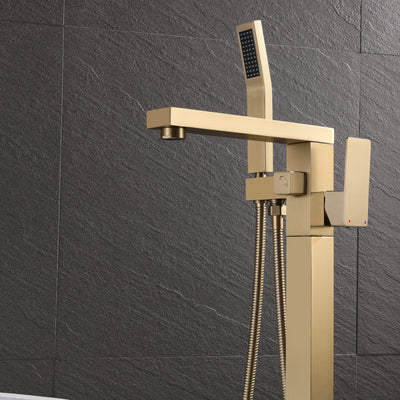 Single Handle Floor Mounted Freestanding Tub Filler