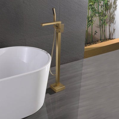 Single Handle Floor Mounted Freestanding Tub Filler