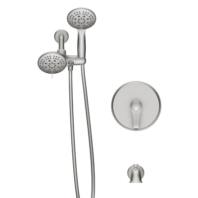 Concealed Valve Round High Pressure Built-In Shower System