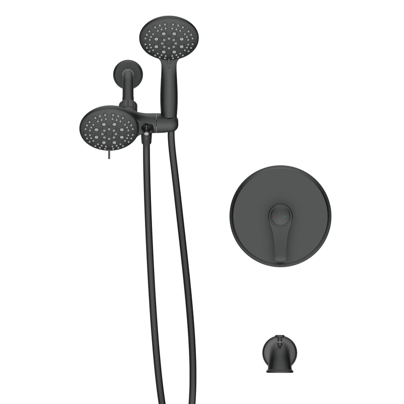 Concealed Valve Round High Pressure Built-In Shower System