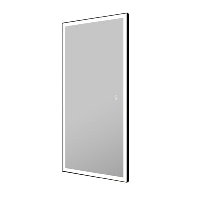 60 in. W x 28 in. H Aluminium Framed Rectangular LED Light Bathroom Vanity Mirror